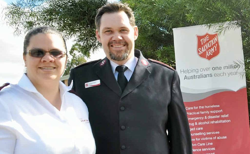 Captains Cathryn and Mark Williamson of the Salvation Army said it was working families feeling the pinch. Captains Cathryn and Mark Williamson of the Salvation Army said it was working families feeling the pinch.